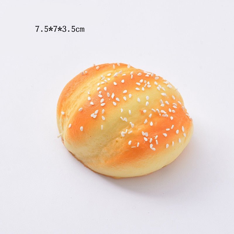 Squishy Food Creative Simulation Bread Toast Donuts Slow Rising Squeeze Stress Relief Toys Spoof Tease People Desktop Decoration - Viral Drop Club
