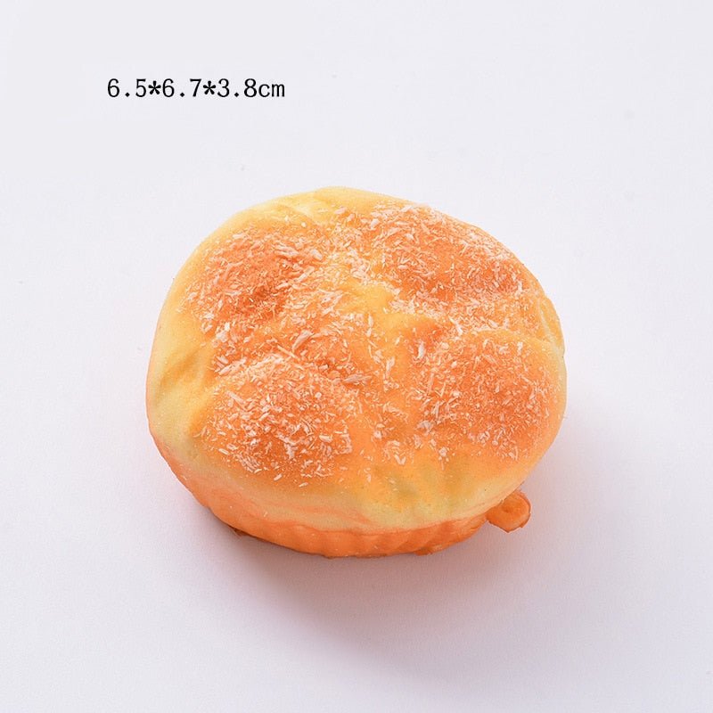 Squishy Food Creative Simulation Bread Toast Donuts Slow Rising Squeeze Stress Relief Toys Spoof Tease People Desktop Decoration - Viral Drop Club