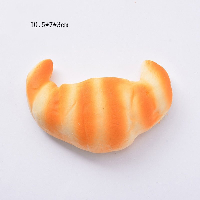 Squishy Food Creative Simulation Bread Toast Donuts Slow Rising Squeeze Stress Relief Toys Spoof Tease People Desktop Decoration - Viral Drop Club