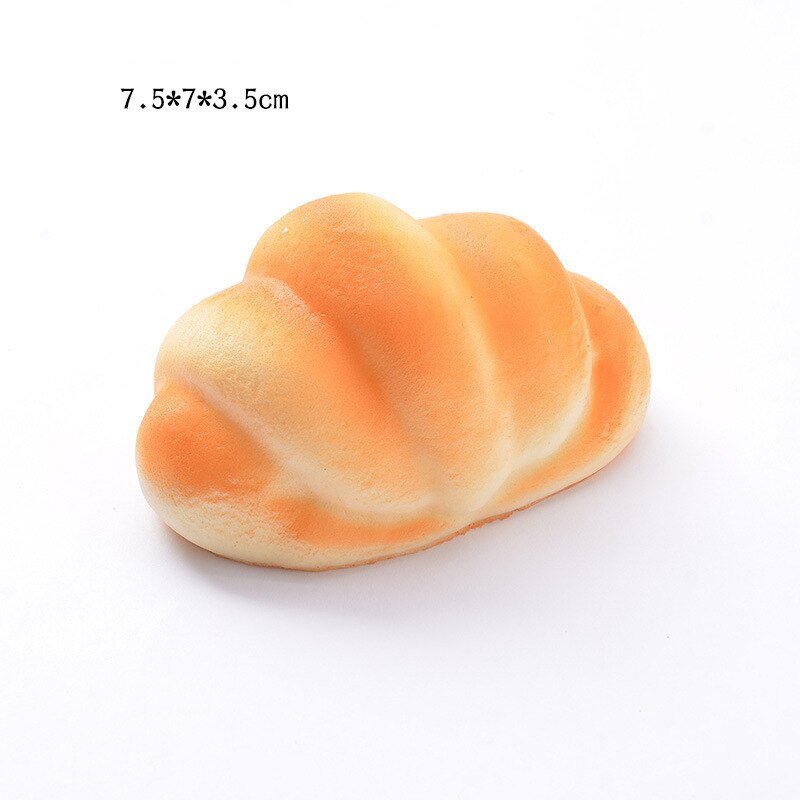 Squishy Food Creative Simulation Bread Toast Donuts Slow Rising Squeeze Stress Relief Toys Spoof Tease People Desktop Decoration - Viral Drop Club
