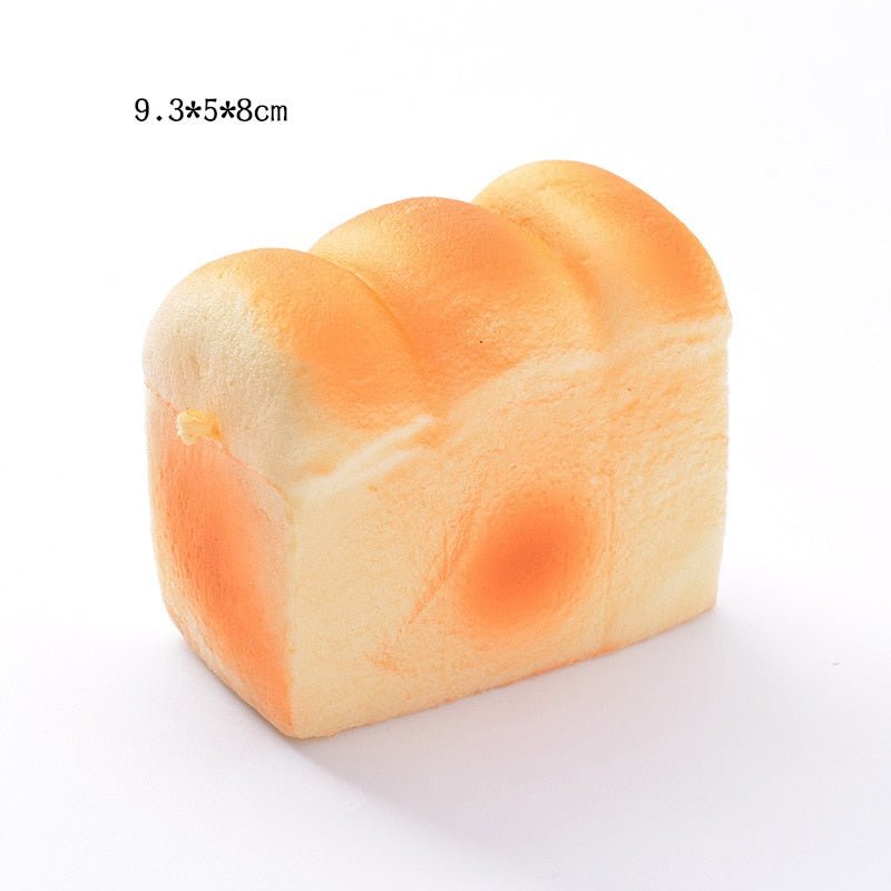 Squishy Food Creative Simulation Bread Toast Donuts Slow Rising Squeeze Stress Relief Toys Spoof Tease People Desktop Decoration - Viral Drop Club