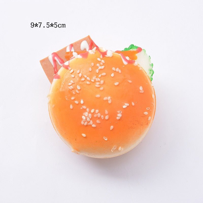 Squishy Food Creative Simulation Bread Toast Donuts Slow Rising Squeeze Stress Relief Toys Spoof Tease People Desktop Decoration - Viral Drop Club