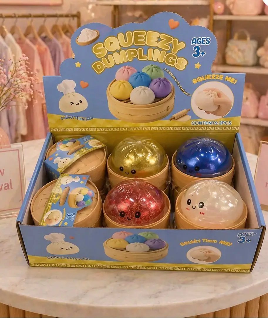 Squishy Glitter Dumpling (in Mystery Colors) - Viral Drop Club
